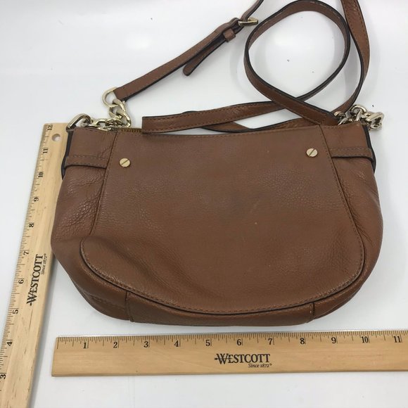Michael Kors Brown Small Leather CrossBody Bag - Picture 2 of 5
